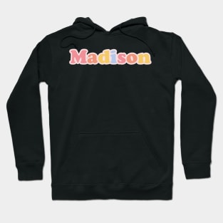 Madison Pastel Letters Hoodie